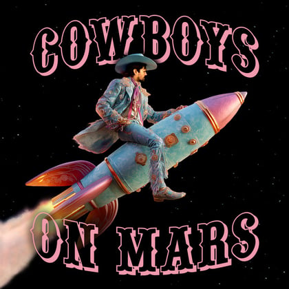 Cowboys On Mars album by Mozey - Drum and Bass Cover Art
