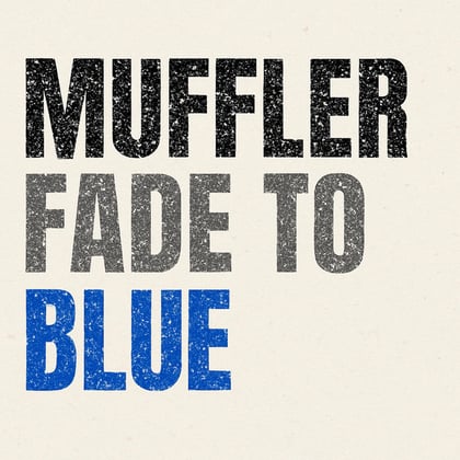 Fade To Blue album by Muffler - Drum and Bass Cover Art