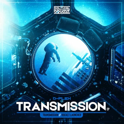 Transmission album by D-Flex - Drum and Bass Cover Art