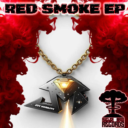 Red Smoke EP album by Joy Mobility - Drum and Bass Cover Art