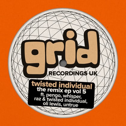 The Remix EP Vol 5 album by Twisted Individual - Drum and Bass Cover Art