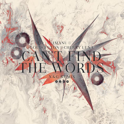 Can't Find The Words (X&G Remix) album by IMANU - Drum and Bass Cover Art