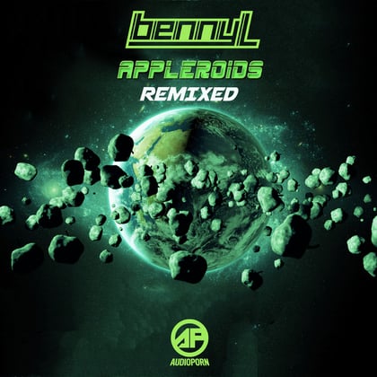 Appleroids Remixed album by Benny L - Drum and Bass Cover Art