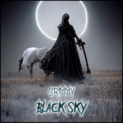 Black Sky album by Grimmy - Drum and Bass Cover Art