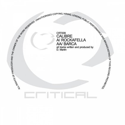 Rockafella / Barca album by dBridge & Calibre - Drum and Bass Cover Art