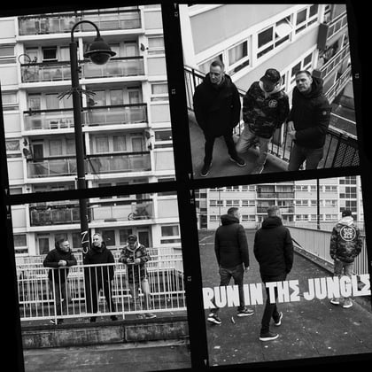 Run In The Jungle (Album Sampler 1) album by D*Minds, T>I & Run In The Jungle - Drum and Bass Cover Art