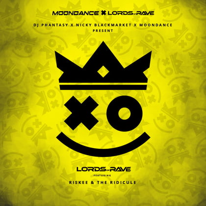 Lords of Rave album by DJ Phantasy, Nicky Blackmarket & Riskee & The Ridicule - Drum and Bass Cover Art