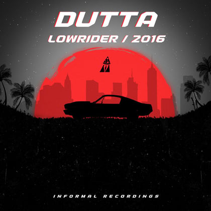 Lowrider / 2016 album by Dutta & Decoder - Drum and Bass Cover Art
