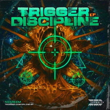 Trigger Discipline EP album by Nimeim - Drum and Bass Cover Art