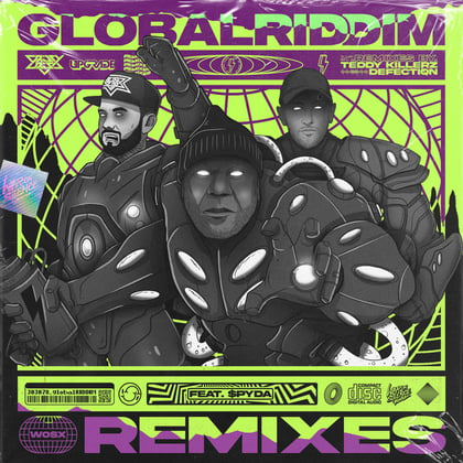 Global Riddim (Remixes) album by Crissy Criss, Teddy Killerz & Upgrade (UK) - Drum and Bass Cover Art