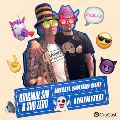 Killa Sound Boy / Haunted album by Original Sin & Sub Zero - Drum and Bass Cover Art