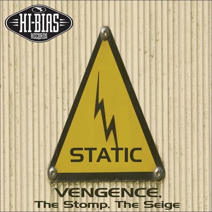 Vengence, The Stomp, The Siege album by Static - Drum and Bass Cover Art
