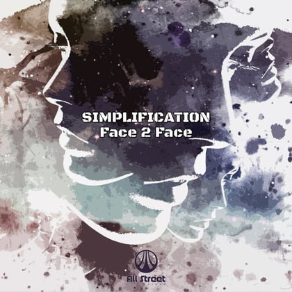 Face 2 Face album by Simplification - Drum and Bass Cover Art