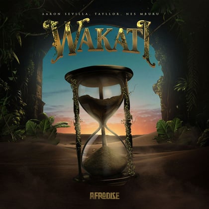 Wakati album by Tengu, Aaron Sevilla & Tayllor - Drum and Bass Cover Art