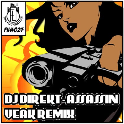 Assassin album by Salaryman, DJ Direkt & Veak - Drum and Bass Cover Art