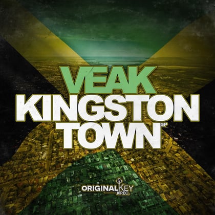 Kingston Town album by Veak - Drum and Bass Cover Art