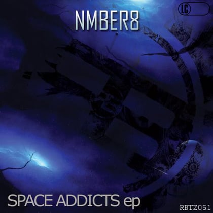 Space Addicts EP album by NMBER8 - Drum and Bass Cover Art
