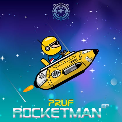 Rocketman album by Pruf - Drum and Bass Cover Art