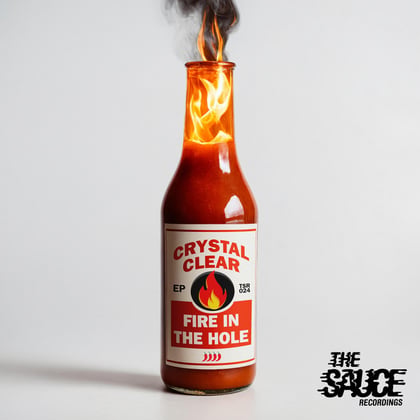 Fire in the Hole EP album by Crystal Clear - Drum and Bass Cover Art