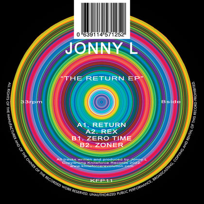 The Return album by Jonny L - Drum and Bass Cover Art