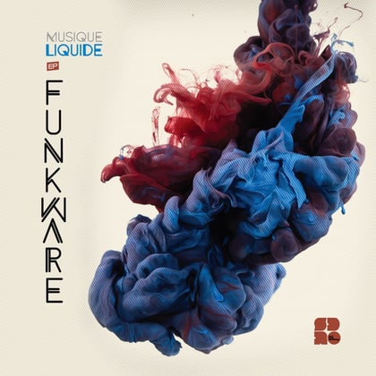 Musique Liquide album by Funkware - Drum and Bass Cover Art
