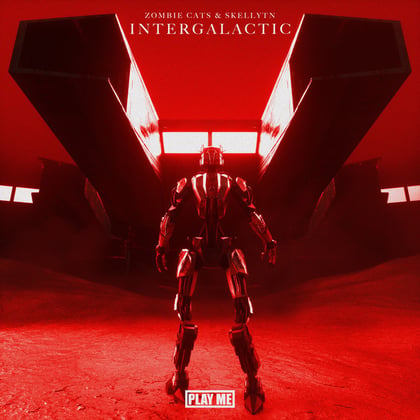 Intergalactic album by Zombie Cats - Drum and Bass Cover Art