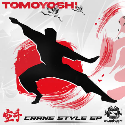 Crane Style EP album by Tomoyoshi - Drum and Bass Cover Art