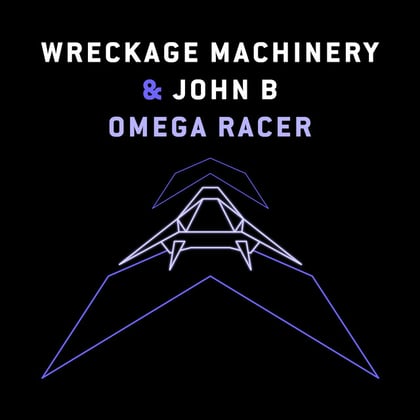 Omega Racer album by Wreckage Machinery & John B - Drum and Bass Cover Art