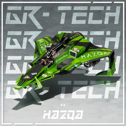 GR-TECH album by Hazqa - Drum and Bass Cover Art