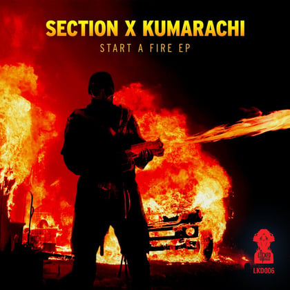 Start A Fire album by Kumarachi - Drum and Bass Cover Art