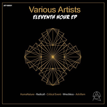 Eleventh Hour EP album by Championdnb, Humanature, Wreckless, Critical Event & Ash:Ram - Drum and Bass Cover Art