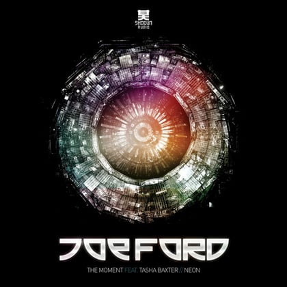 The Moment / Neon album by Joe Ford - Drum and Bass Cover Art