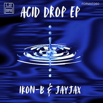 Acid Drop EP album by Ikon-B - Drum and Bass Cover Art