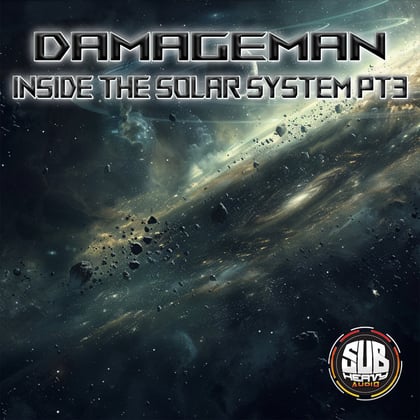 Inside the solar system pt 3 album by Damageman - Drum and Bass Cover Art