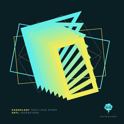Tech Love Story / Understand album by Cosmology - Drum and Bass Cover Art