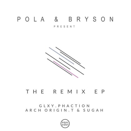 The Remix album by Pola & Bryson - Drum and Bass Cover Art