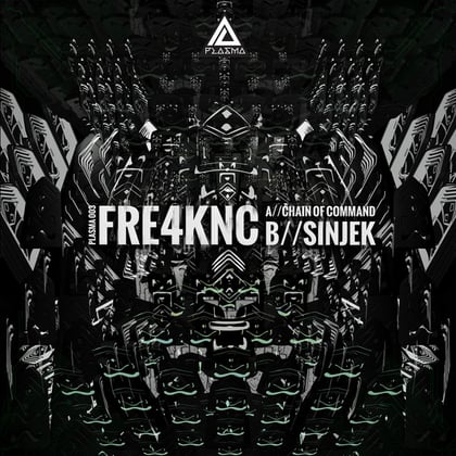 Chain of Command / Sinjek album by Fre4knc - Drum and Bass Cover Art