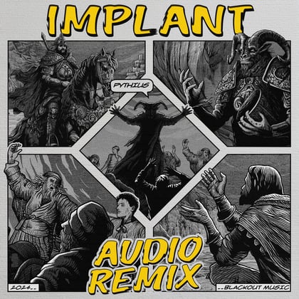 Implant (Audio Remix) album by Audio - Drum and Bass Cover Art