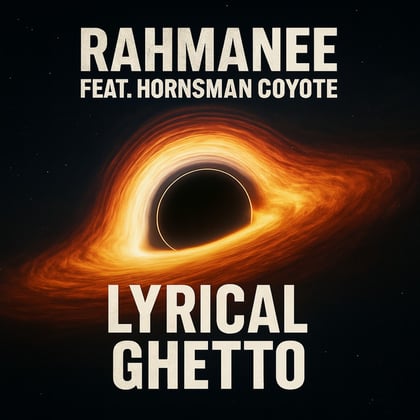 Lyrical Ghetto album by Rahmanee - Drum and Bass Cover Art