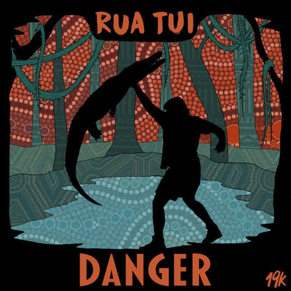 Danger album by Rua Tui - Drum and Bass Cover Art