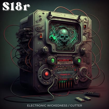 Electronic Wickedness / Gutter album by Sl8r - Drum and Bass Cover Art