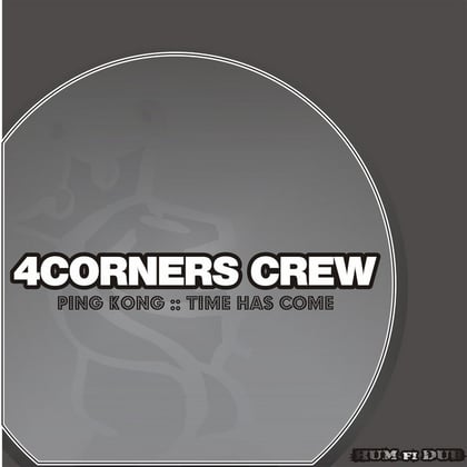 Ping Kong album by 4Corners Crew - Drum and Bass Cover Art