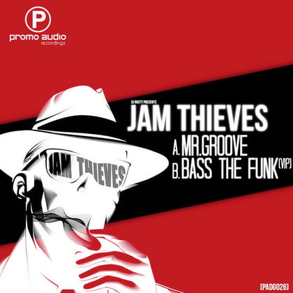 Mr.Groove / Bass The Funk (VIP) album by Jam Thieves - Drum and Bass Cover Art