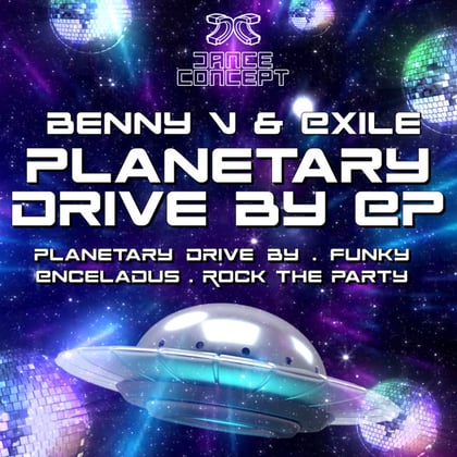 Planetary Drive By album by AIRGLO, Benny V & Exile - Drum and Bass Cover Art