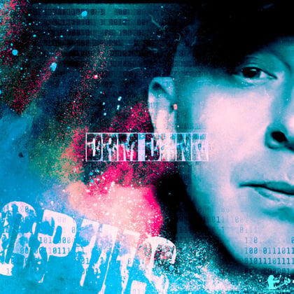 DRM DRNK album by Opius - Drum and Bass Cover Art