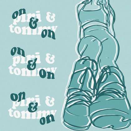 on & on album by piri - Drum and Bass Cover Art