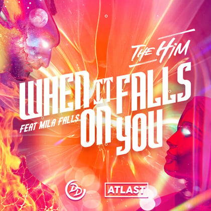 When It Falls On You album by Skepsis, The Him & Mila Falls - Drum and Bass Cover Art