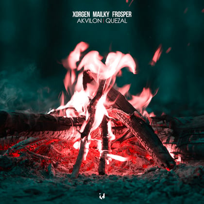 Akvilon album by Xorgen, Mailky & Frosper - Drum and Bass Cover Art