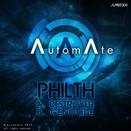 Destroyer / Genocide album by Trex & Philth - Drum and Bass Cover Art