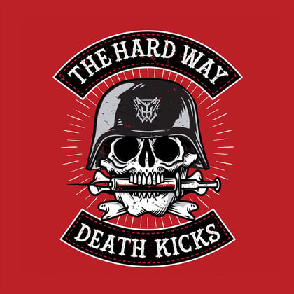 Deathkicks EP album by The Hard Way - Drum and Bass Cover Art